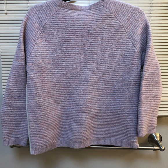J. Crew 100% Merino Wool Crew Neck Sweater with Zipper Sides - Picture 6 of 10